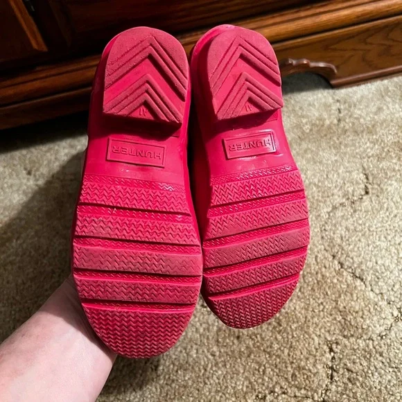 Hunter Kids Pink Boots - Picture 6 of 6